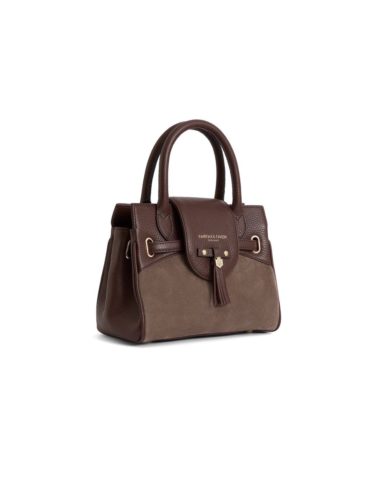 Stockist Exclusive Windsor Deep taupe & port leather