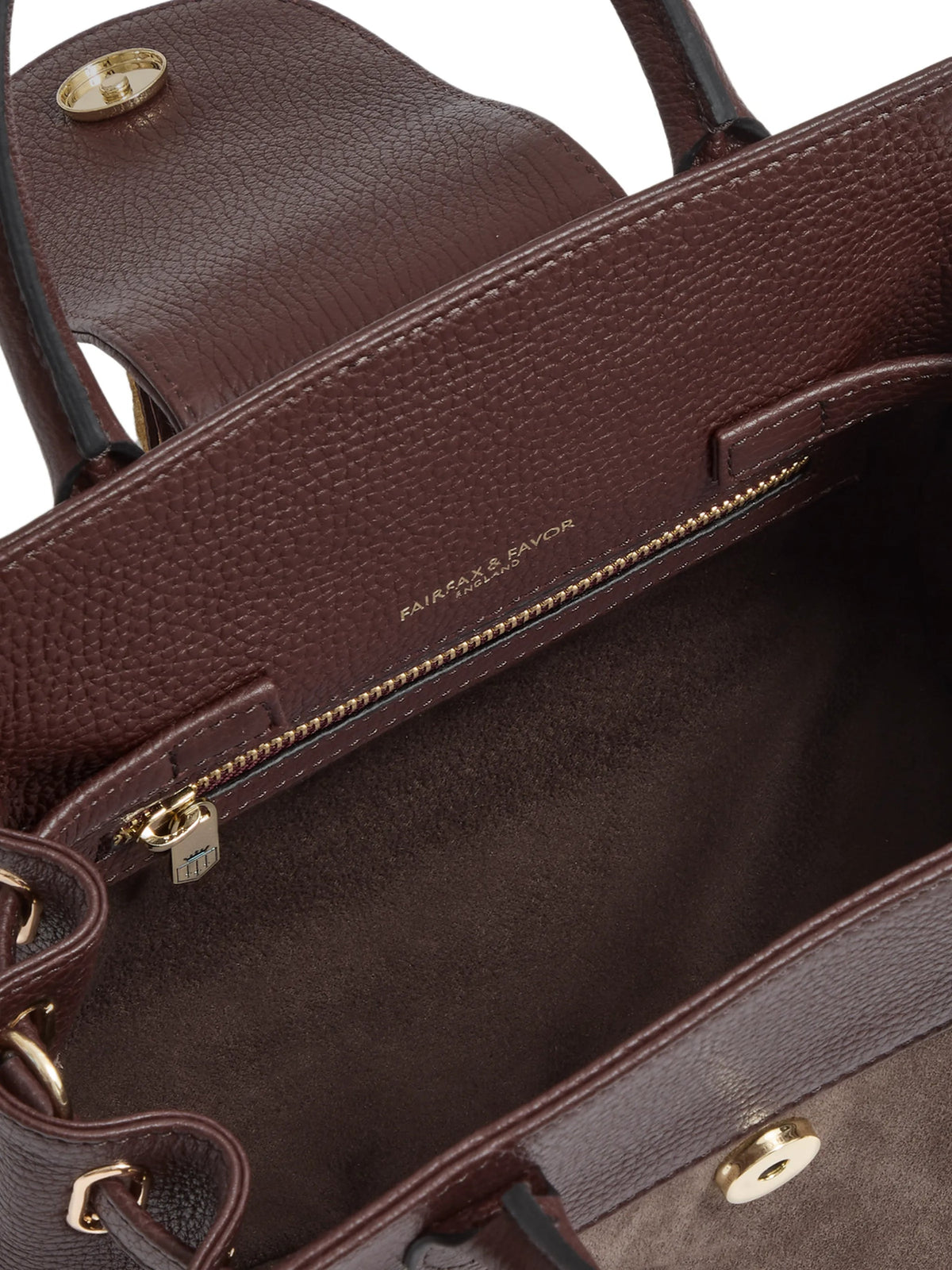 Stockist Exclusive Windsor Deep taupe & port leather
