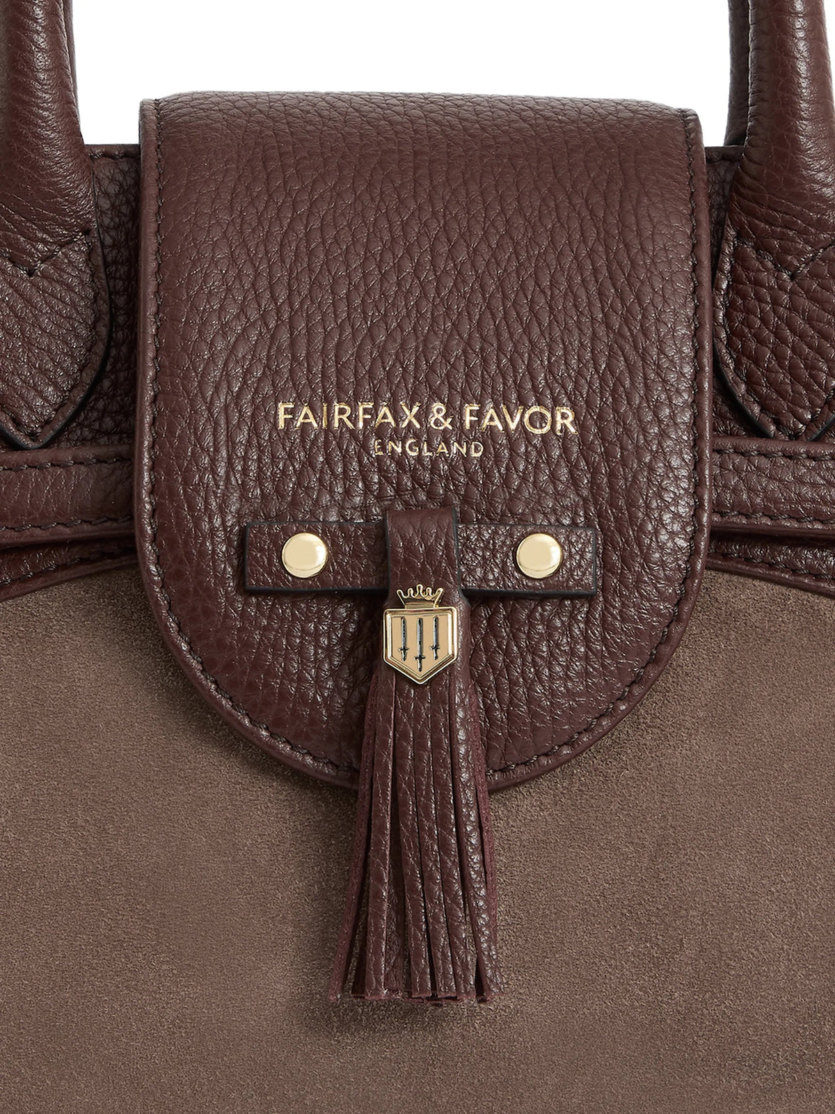 Stockist Exclusive Windsor Deep taupe & port leather