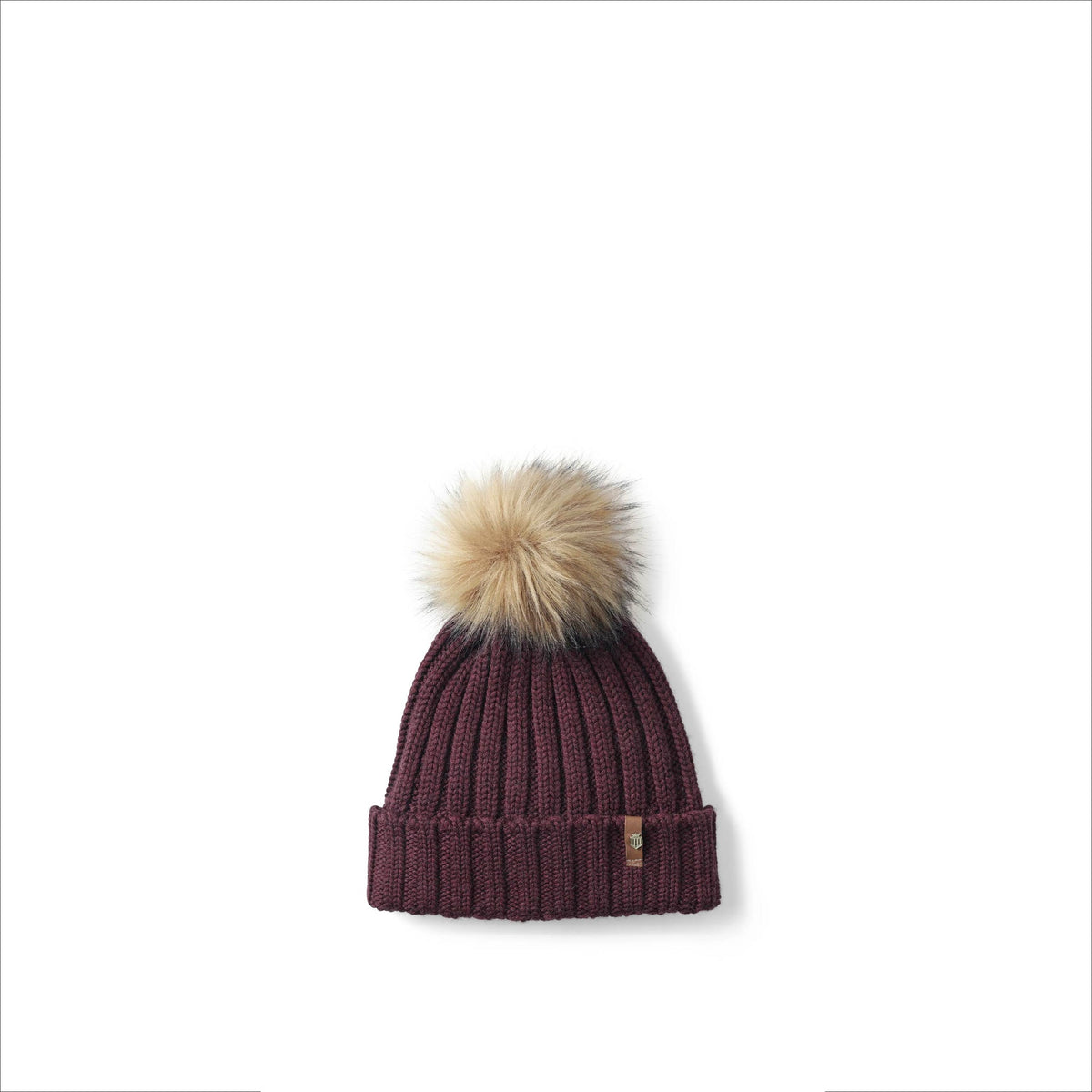 Signature Bobble Hat Port wool Bobble hat