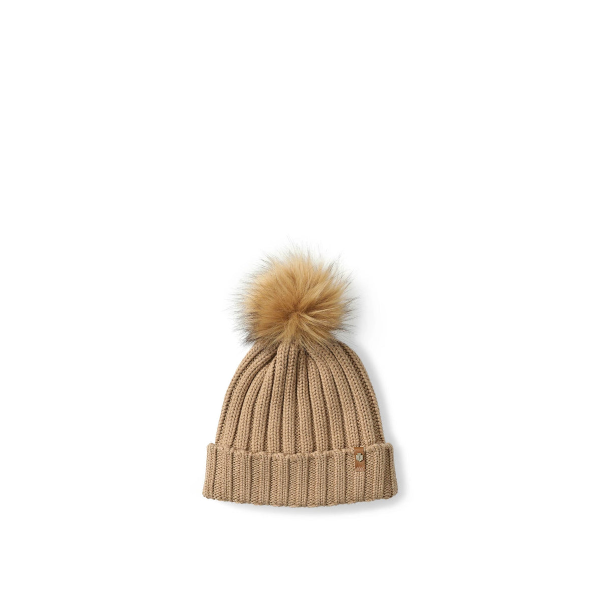 Signature Bobble Hat Camel wool Bobble hat