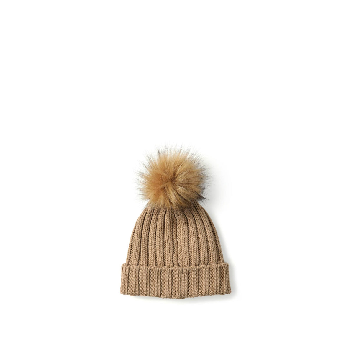 Signature Bobble Hat Camel wool Bobble hat