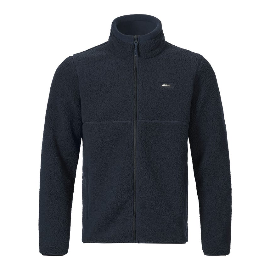 Cove Deep Pile Fleece Jacket Navy