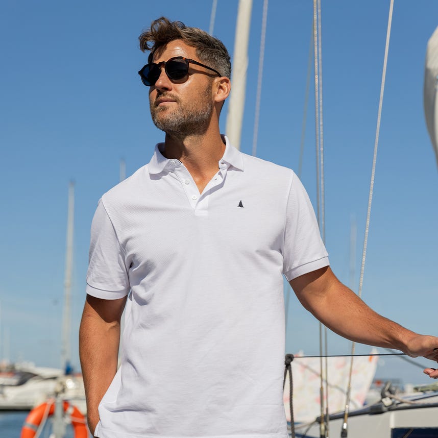 Original Short Sleeved Polo White