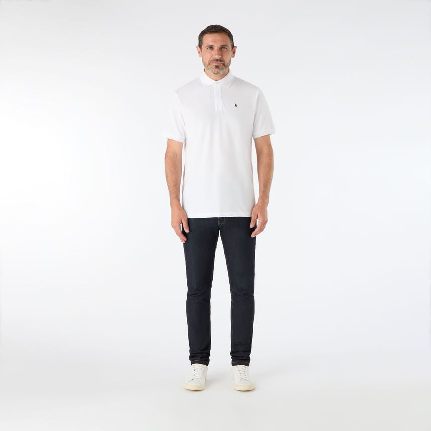 Original Short Sleeved Polo White