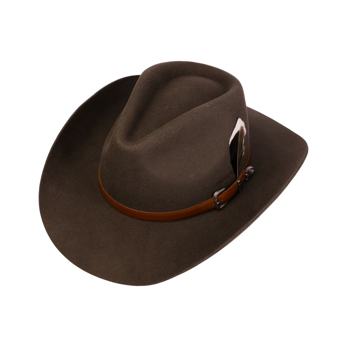 Limington Western Wool Hat Dark Brown
