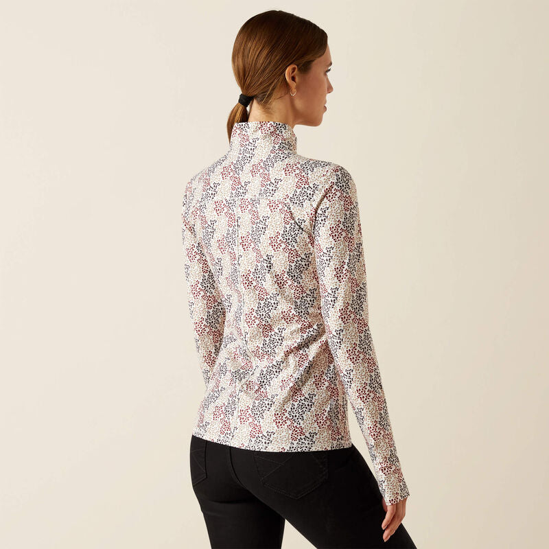 Lowell 3.0 1/4 Zip Baselayer Leafy Print