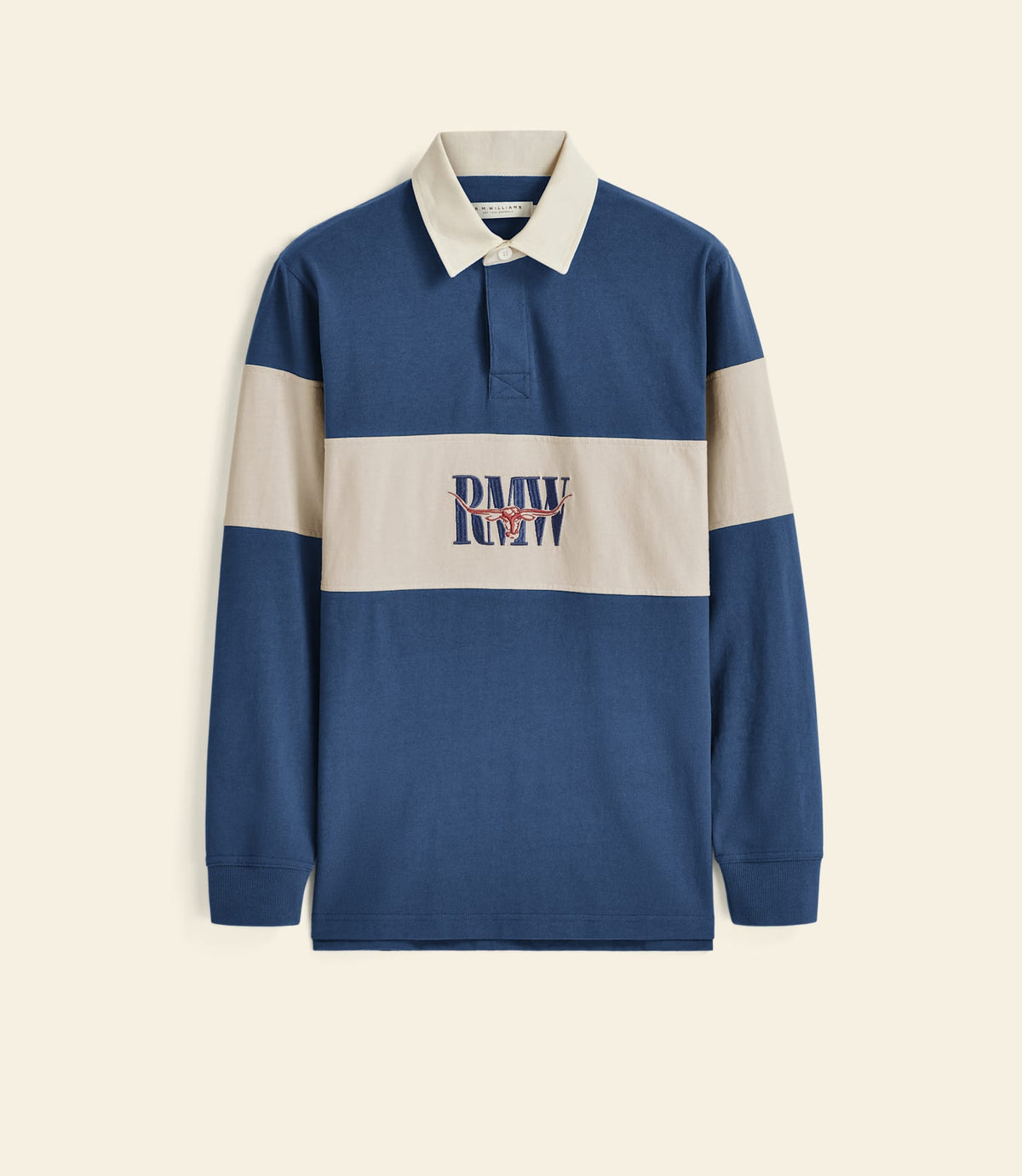 Heritage Panel Rugby Mid Blue