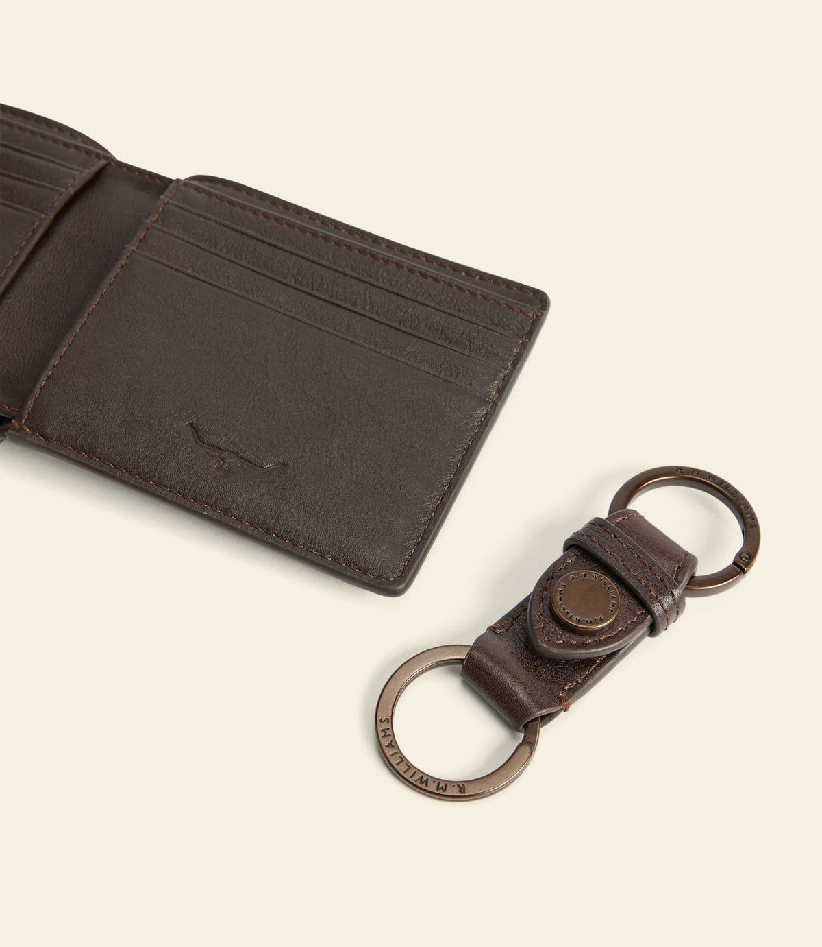 Wallet & Keyring Gift Set Chestnut