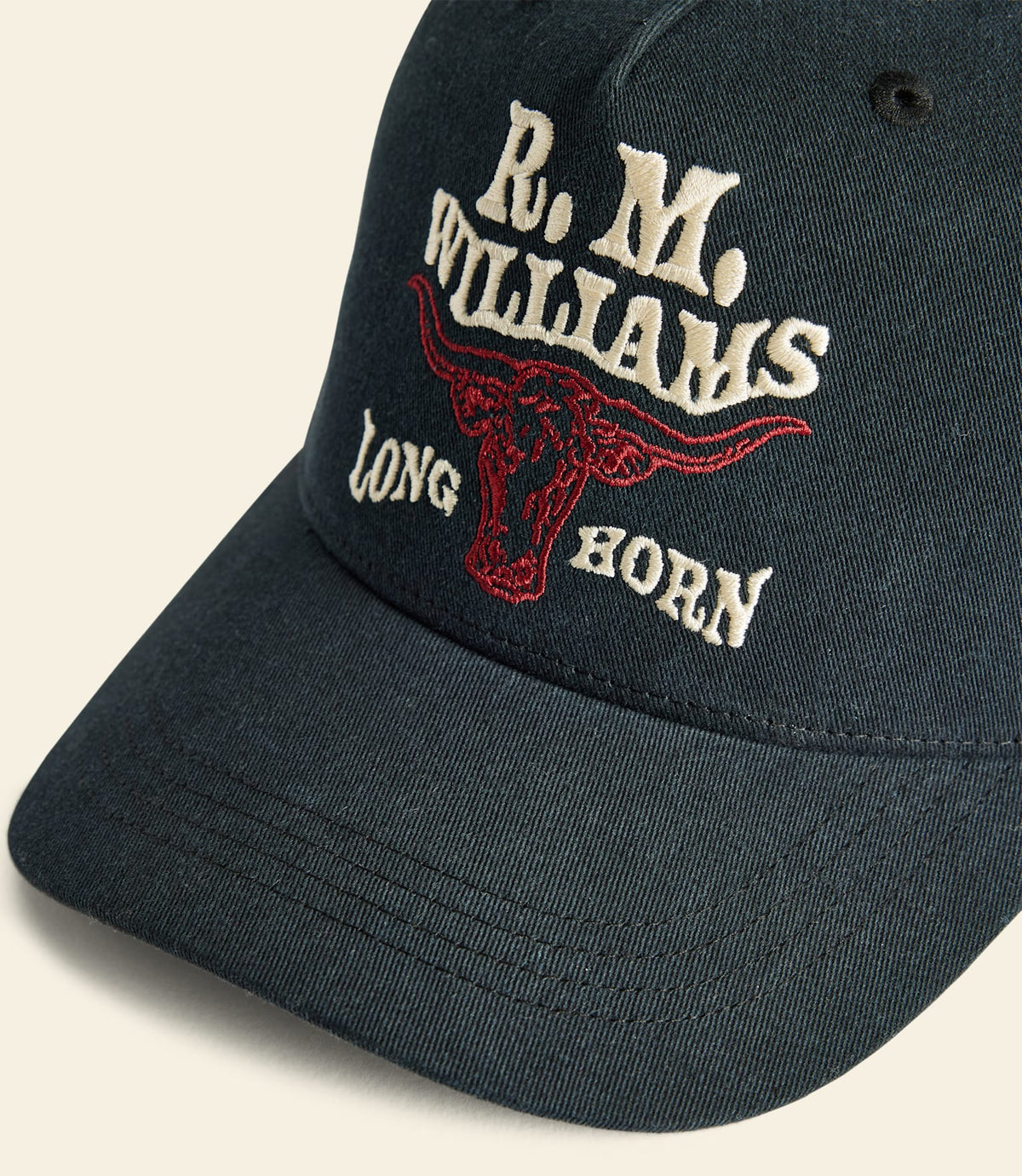 Longhorn Trucker Cap Black Wash