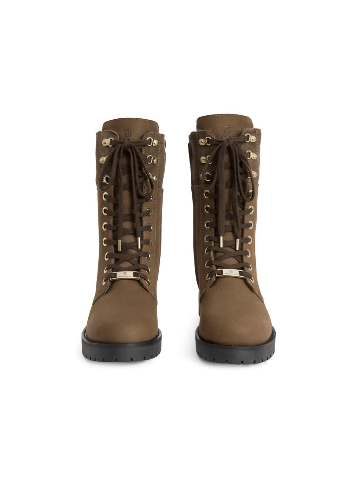 The Anglesey Shearling Lined Combat Boot Fog