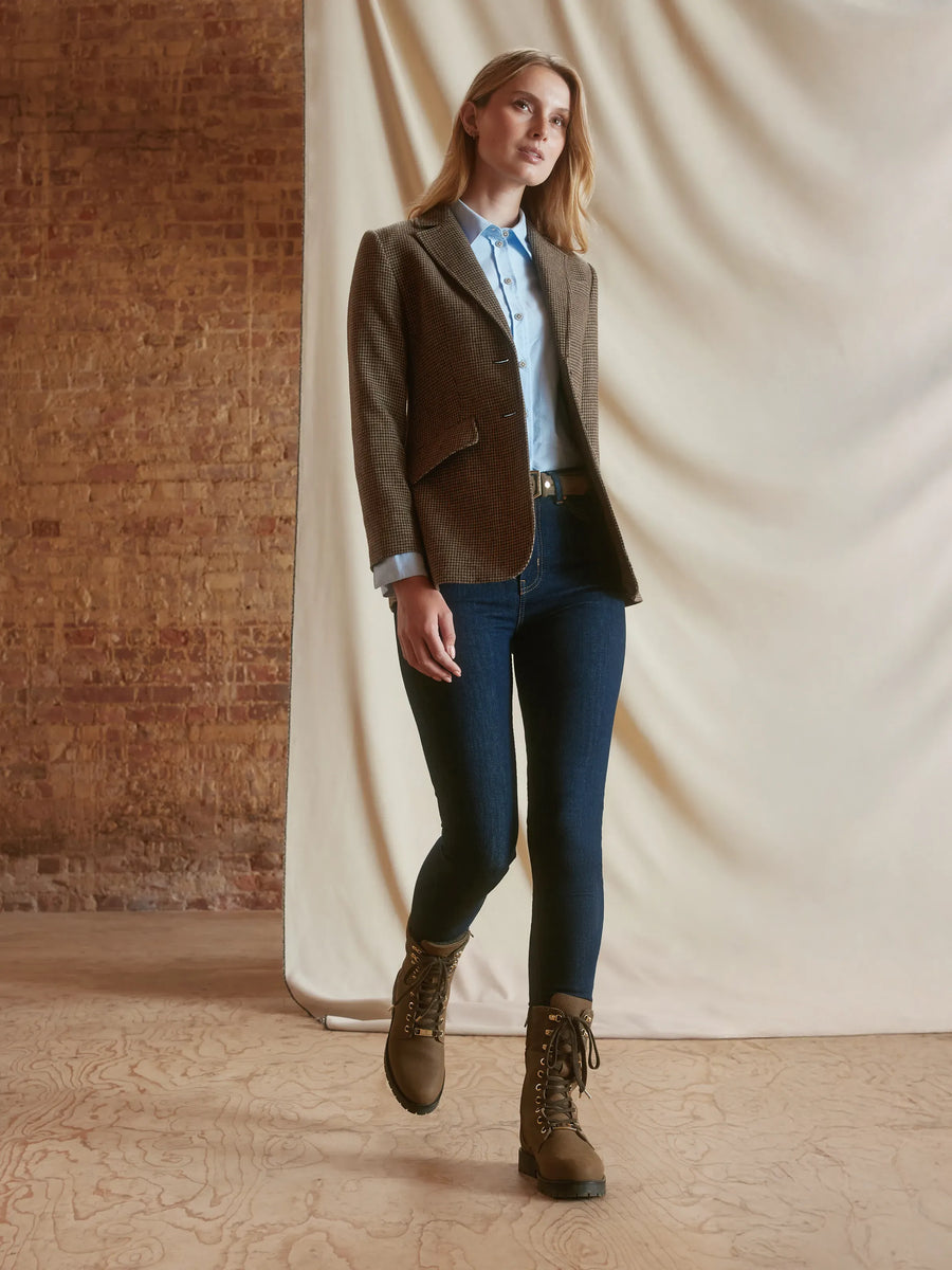 The Anglesey Shearling Lined Combat Boot Fog