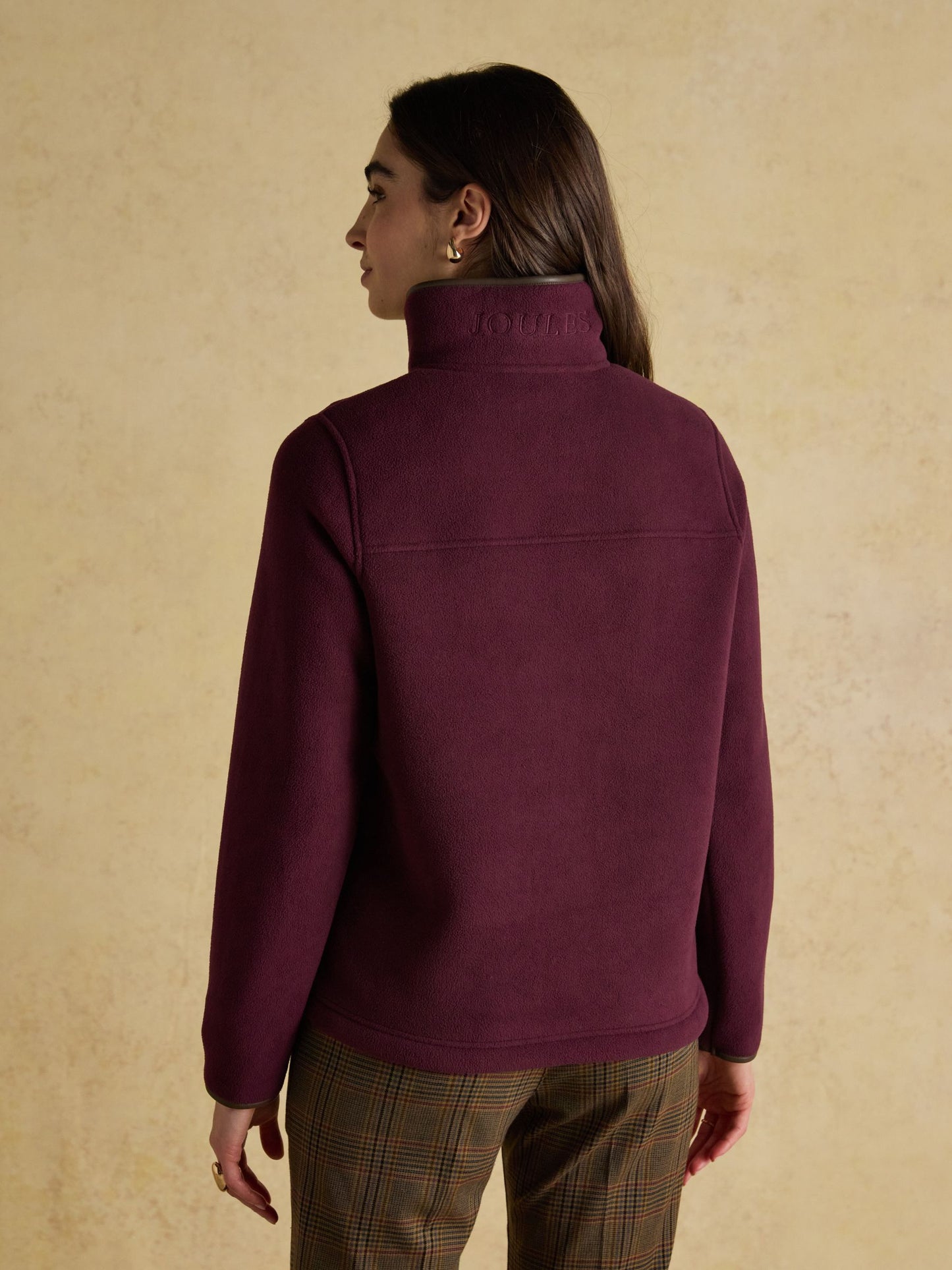 Heritage Burgundy Quarter Zip Fleece