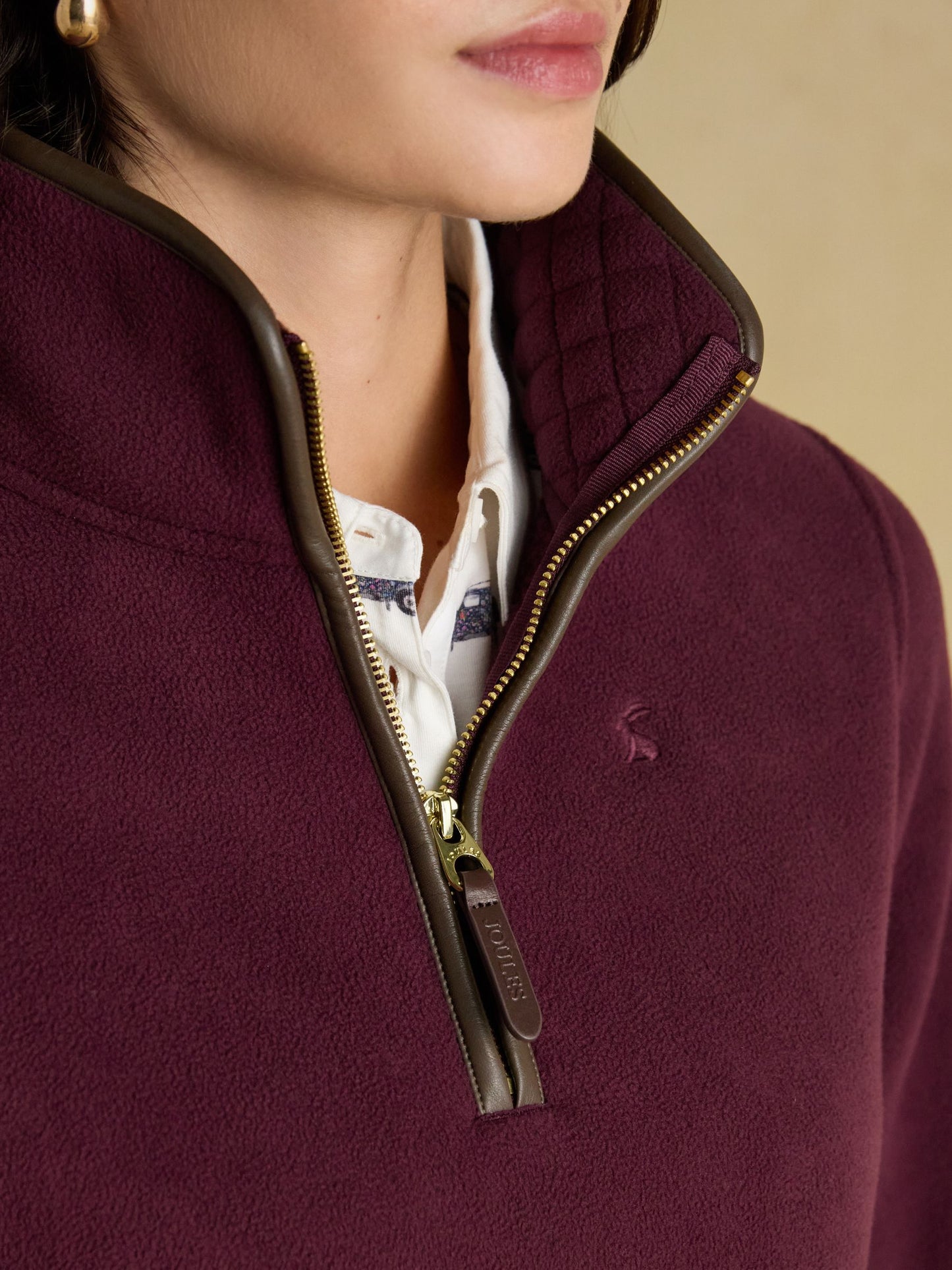 Heritage Burgundy Quarter Zip Fleece