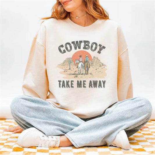 Cowboy Take Me Away Organic Cotton Sweater