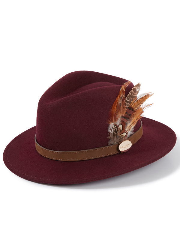 The Suffolk Fedora Plum (Bronze Feather)