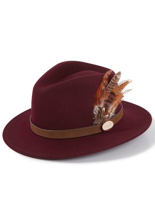 The Suffolk Fedora Plum (Bronze Feather)