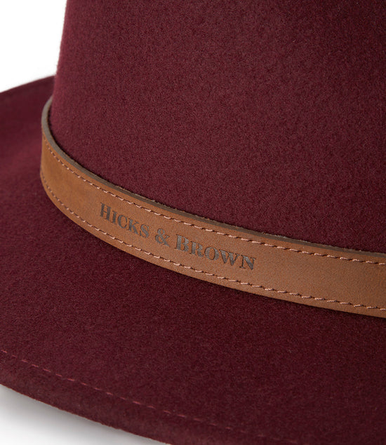 The Suffolk Fedora Plum (Bronze Feather)