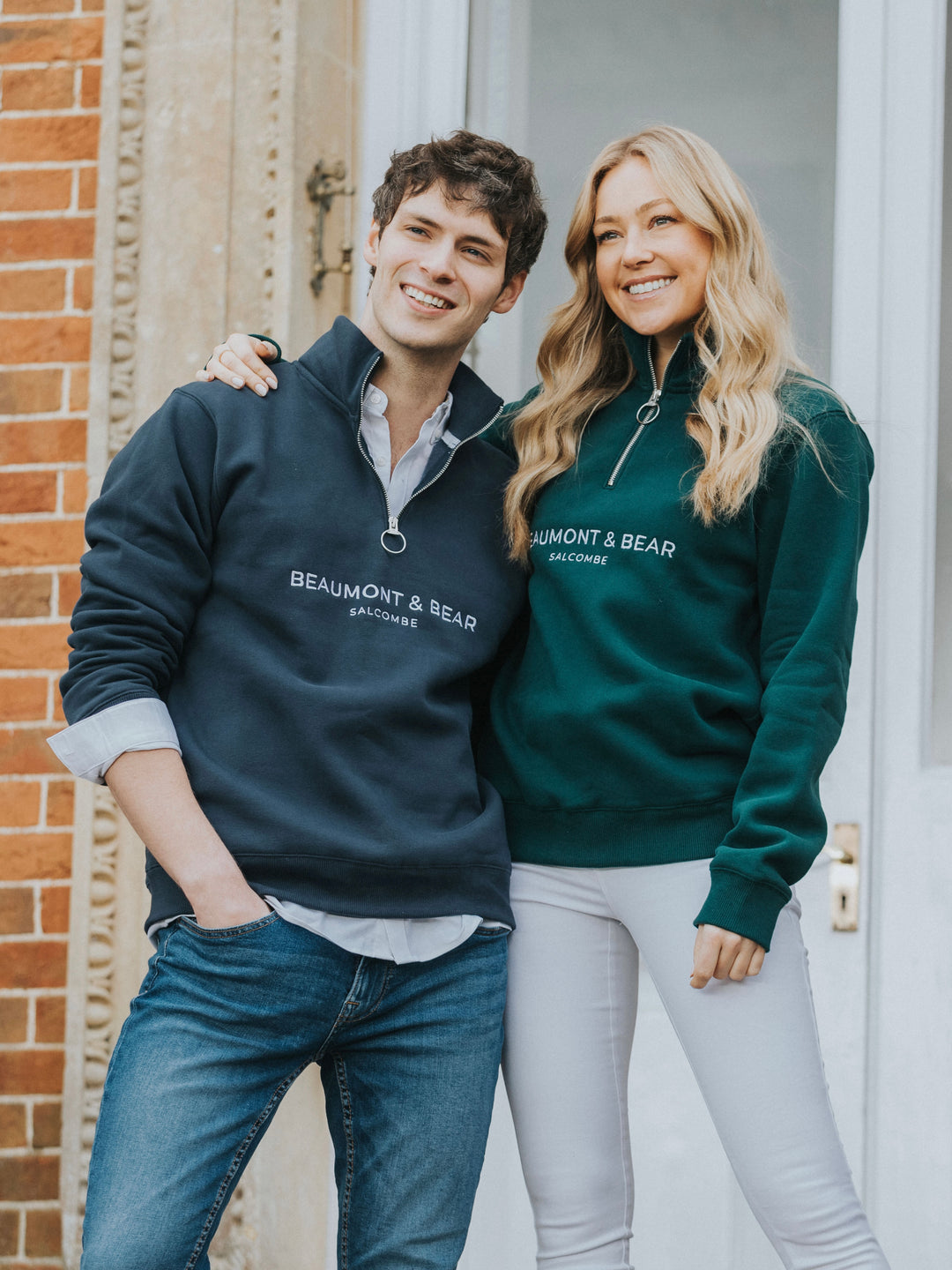 Kingswear Unisex Quarter Zip Navy