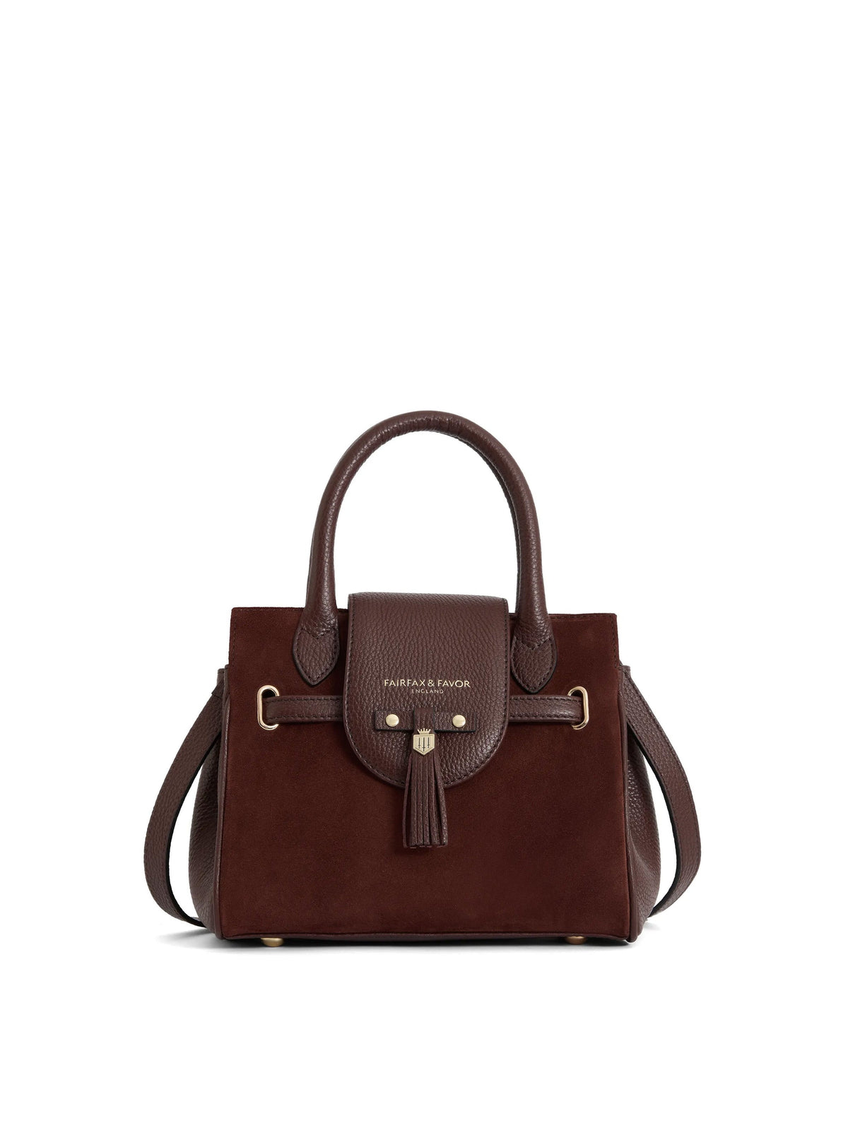 Windsor Port leather & suede Mini handbag