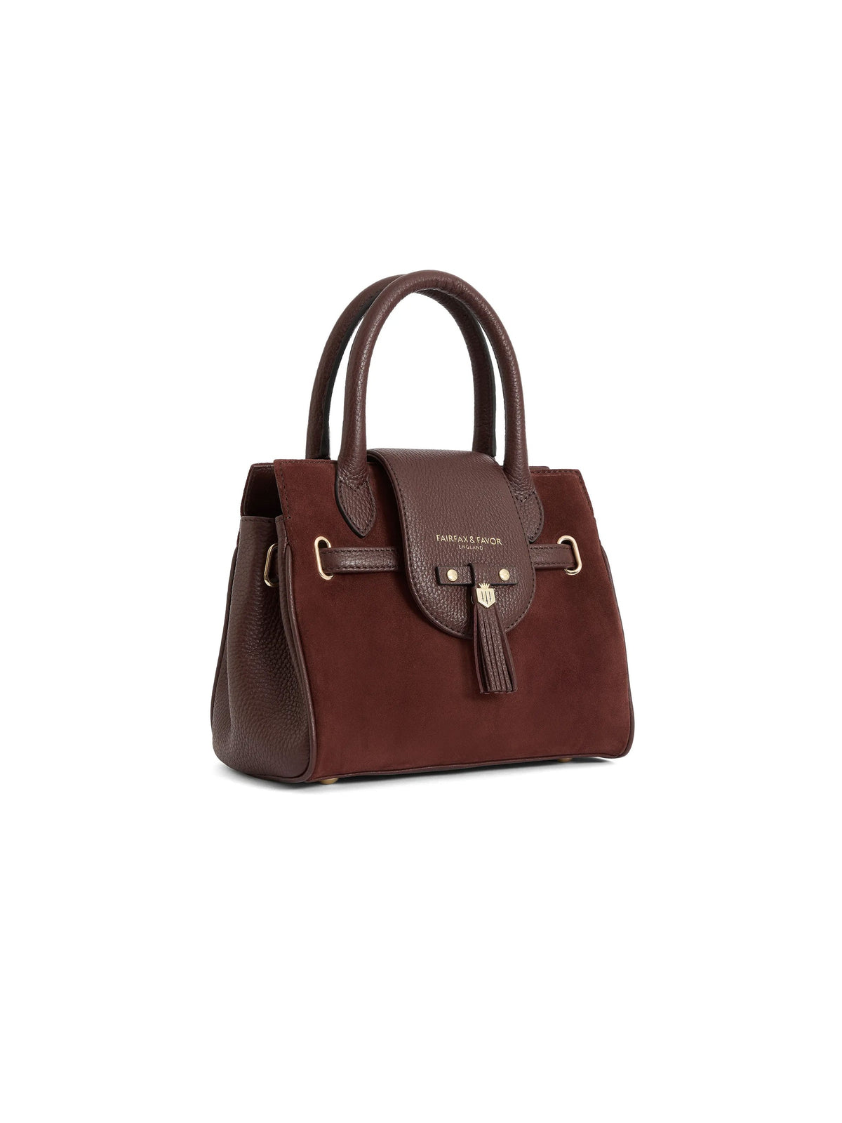 Windsor Port leather & suede Mini handbag