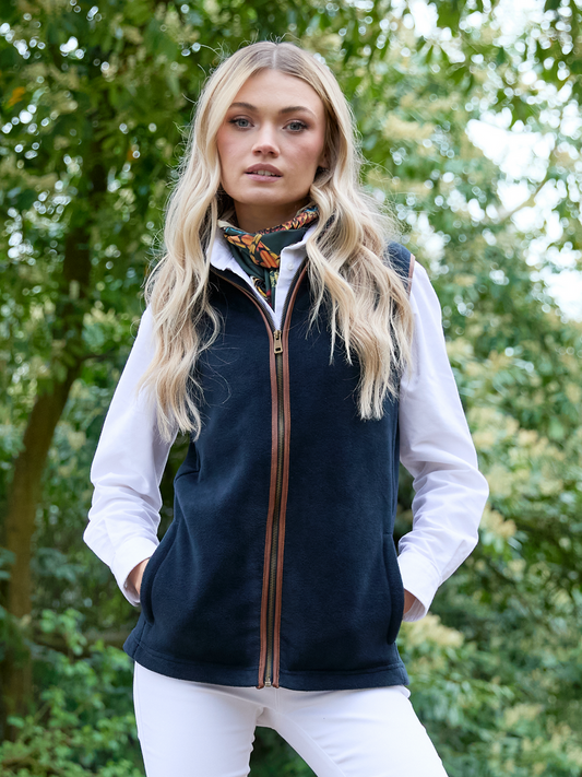Topsham Women’s Fleece Gilet Navy