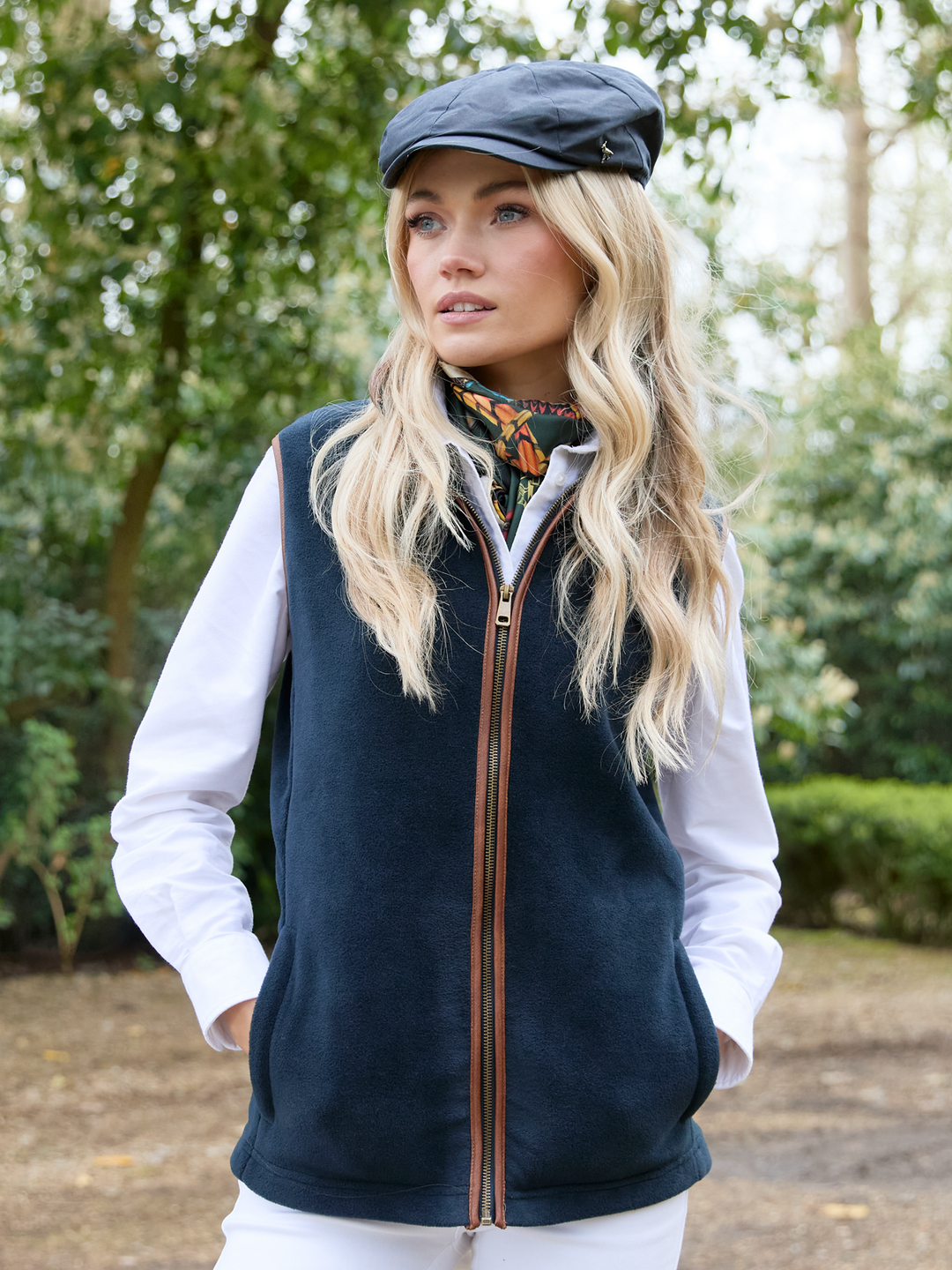 Topsham Women’s Fleece Gilet Navy