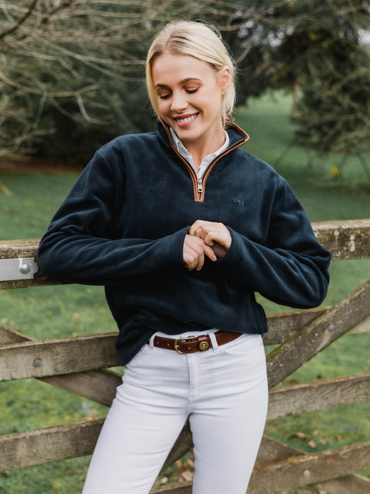 Topsham Unisex Fleece Navy