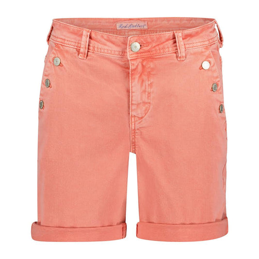 Bibette Denim Shorts - Flamingo