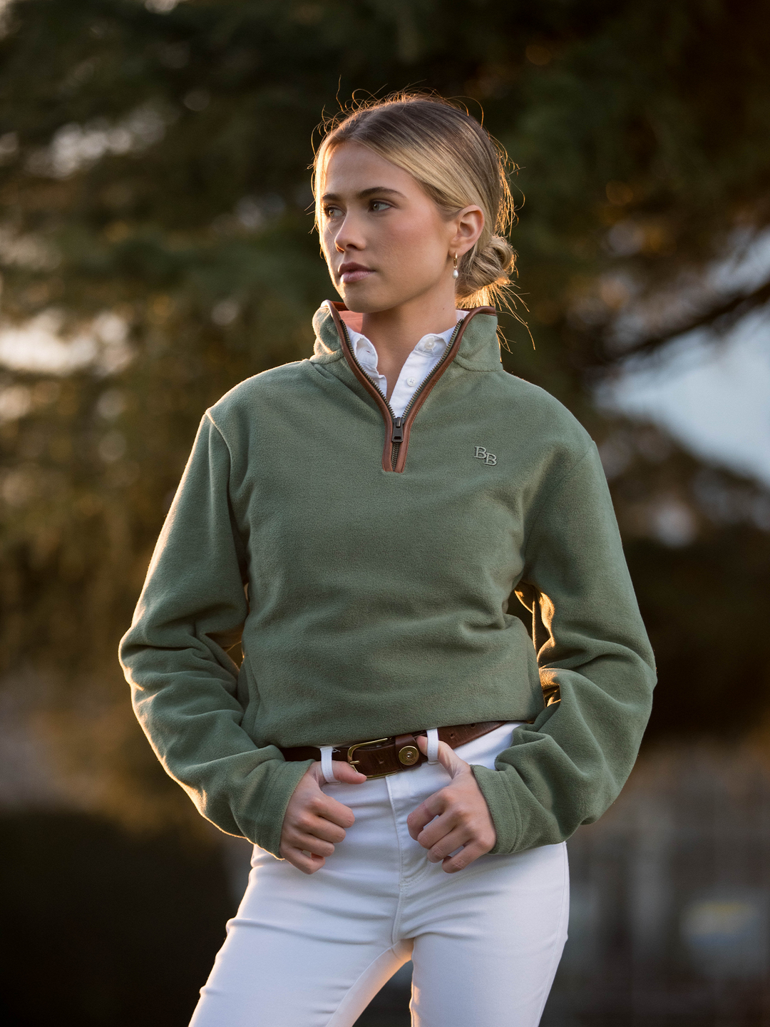 Topsham Unisex Fleece Sage