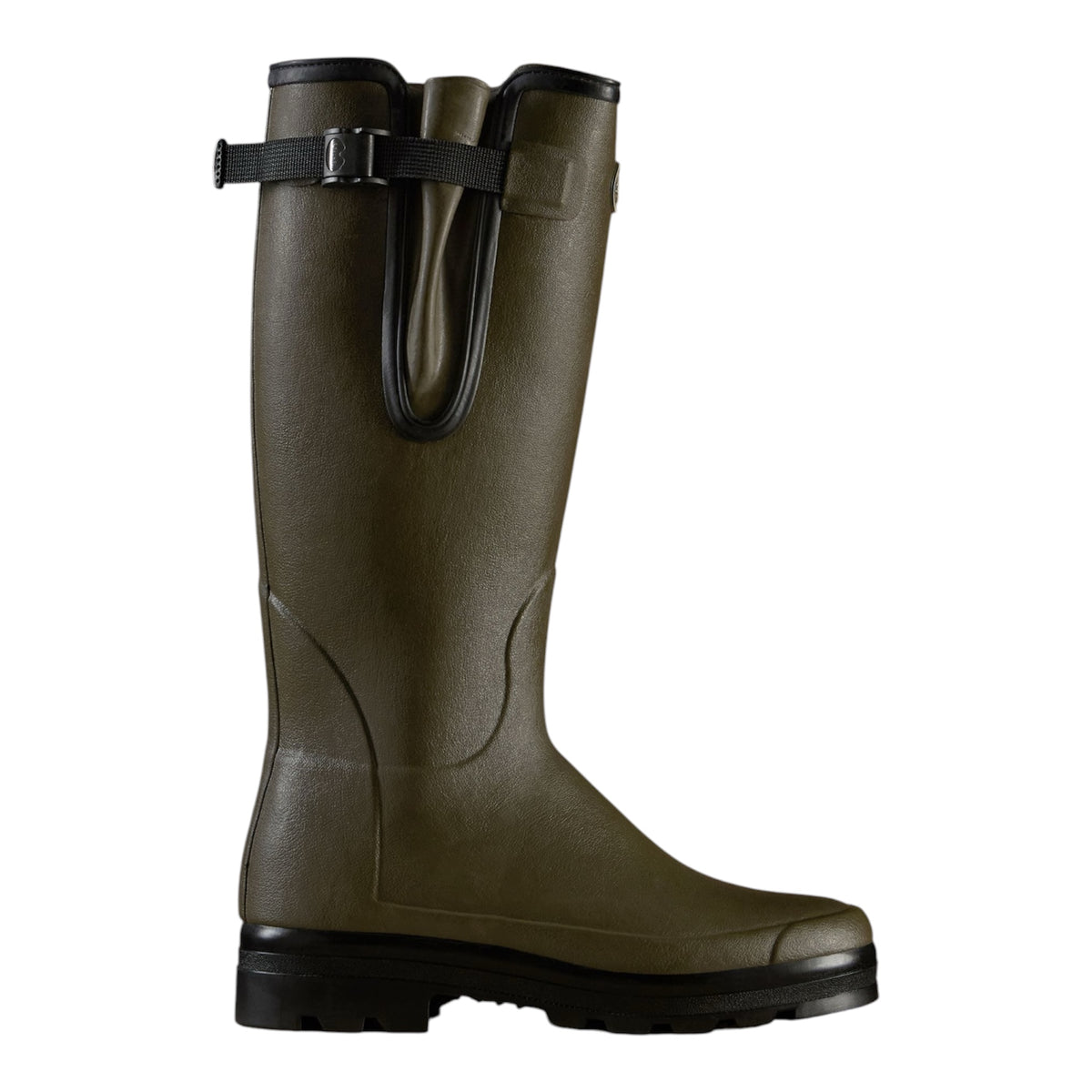 Women’s Vierzonord Neoprene Blue Lined Wellington Chameau Green