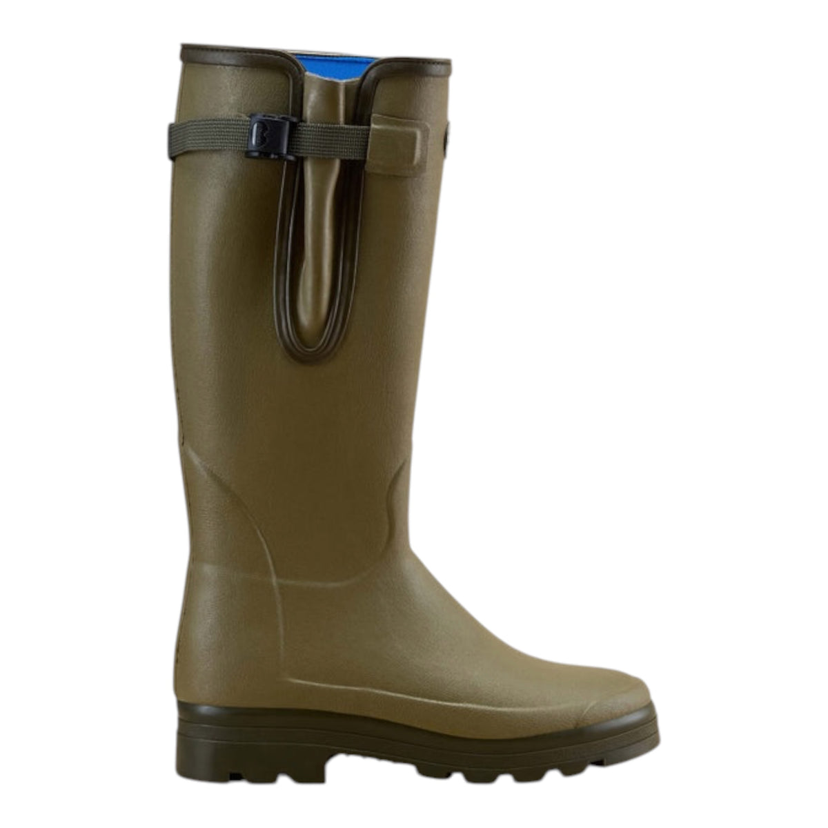 Men’s Vierzonord Neoprene Blue Lined Wellington Boot Iconic Green