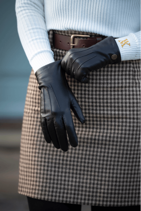 VA Leather Gloves Chocolate