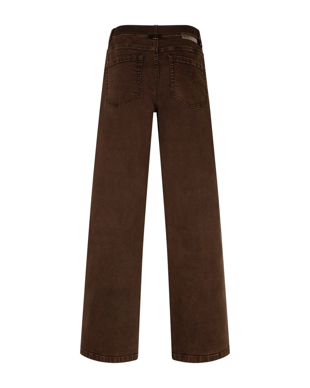 Colette & Belt Washed Twill Colour Jean Coffee
