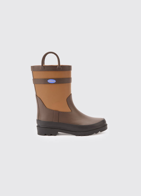 Splash Kids' waterproof boot - Walnut