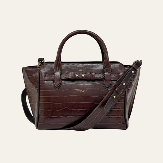 Middleton Chocolate Croc Leather