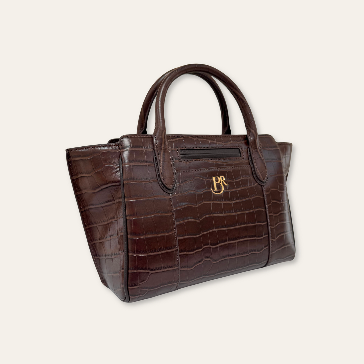 Middleton Chocolate Croc Leather