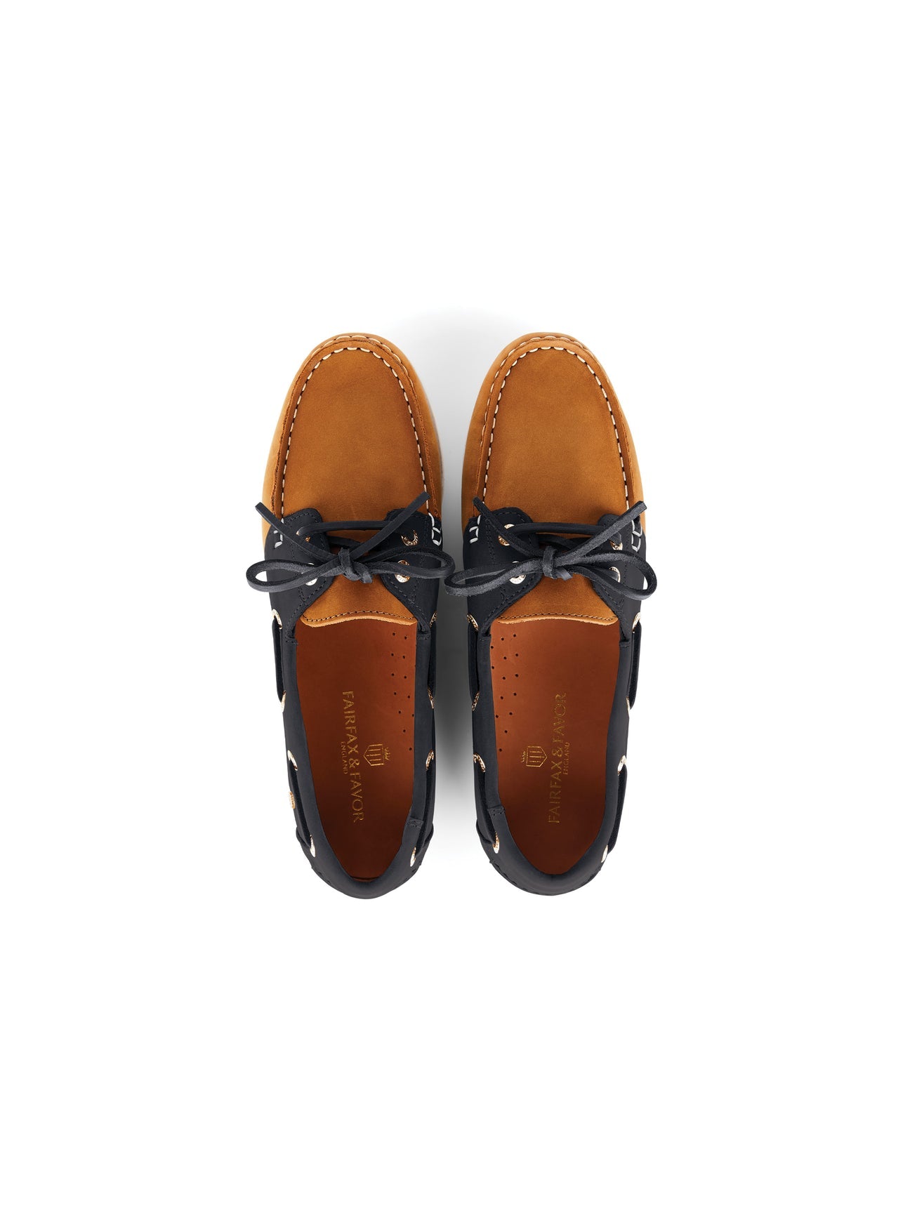 Salcombe Women’s Deck Shoes Tan/Navy