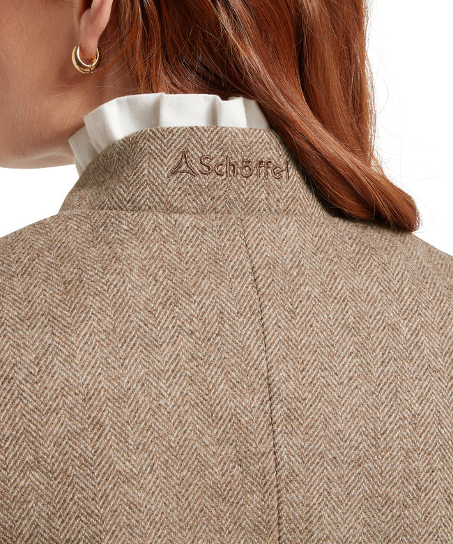 Portree Tweed Jacket Tan