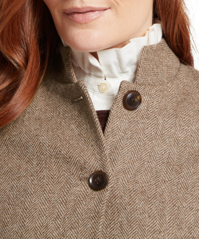 Portree Tweed Jacket Tan