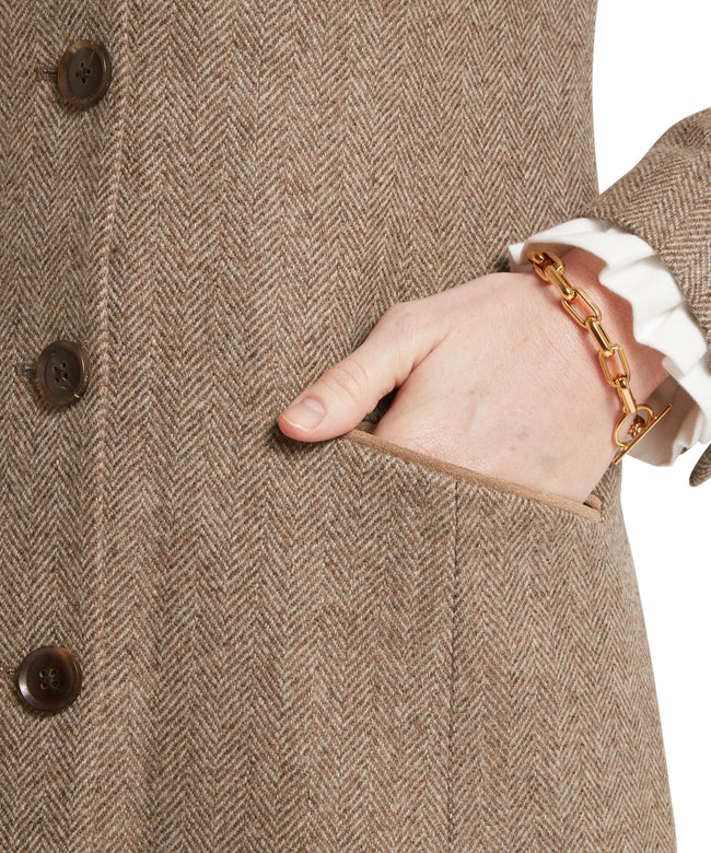 Portree Tweed Jacket Tan