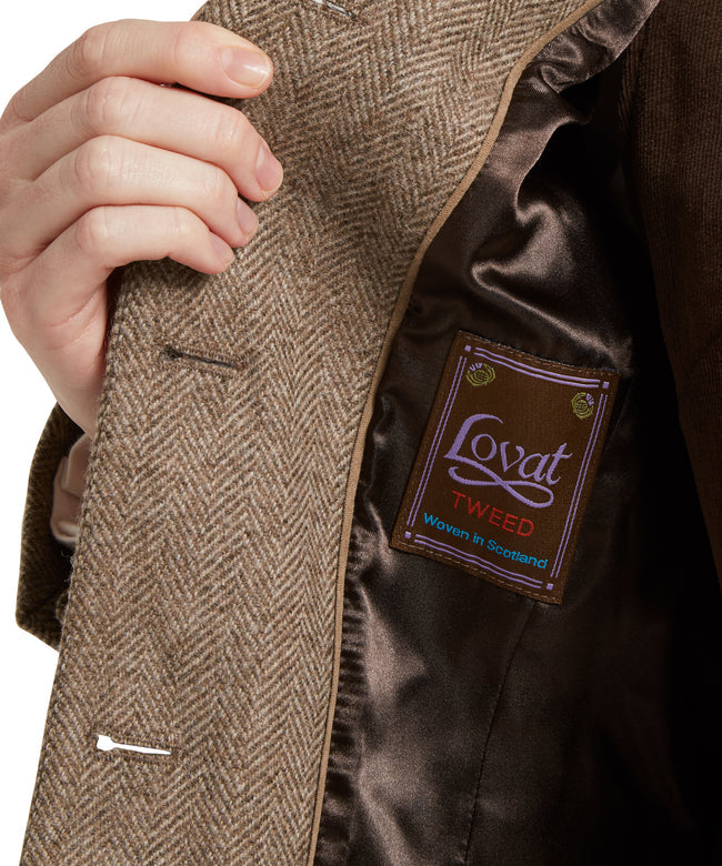 Portree Tweed Jacket Tan