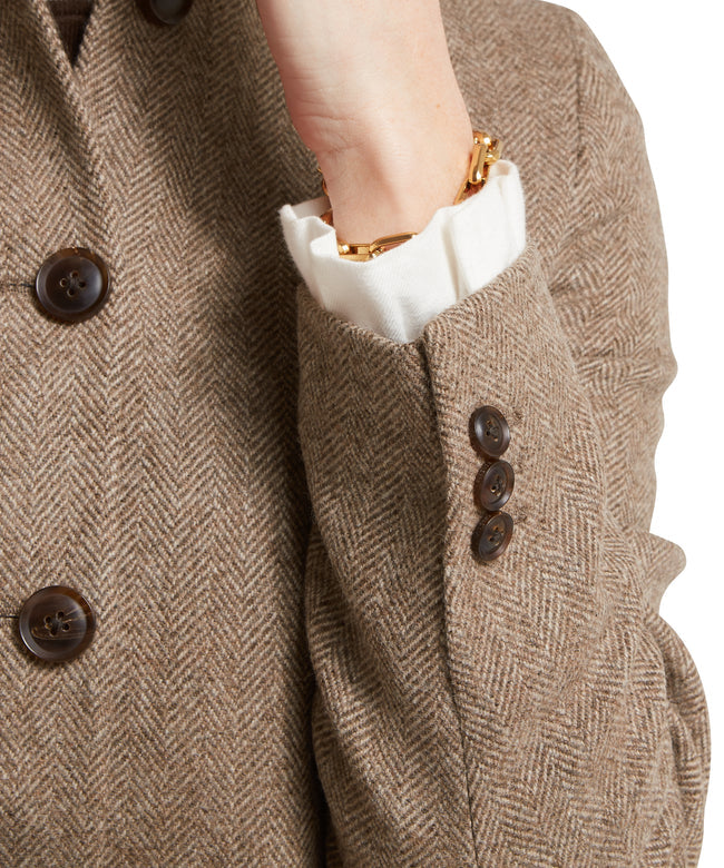 Portree Tweed Jacket Tan