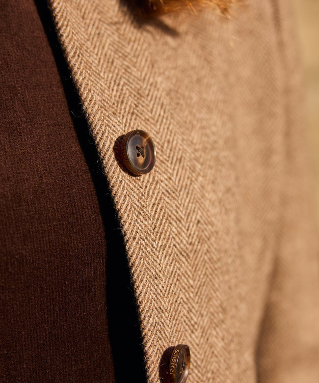Portree Tweed Jacket Tan