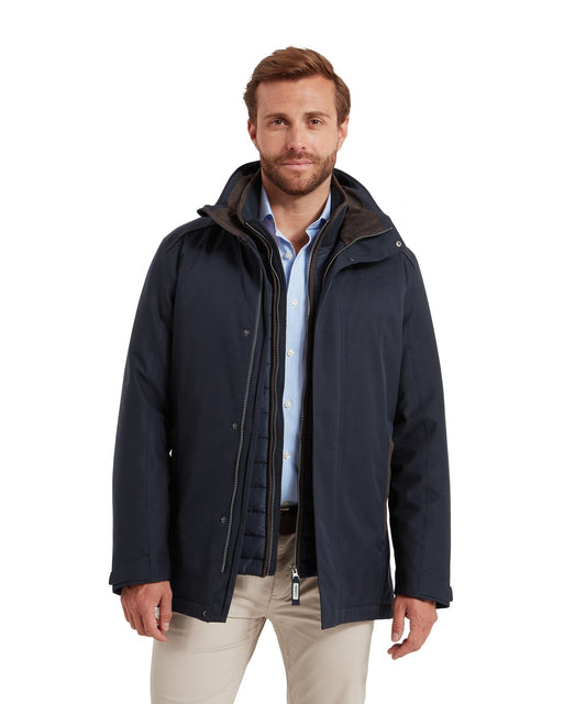 Whitton Waterproof Coat Navy