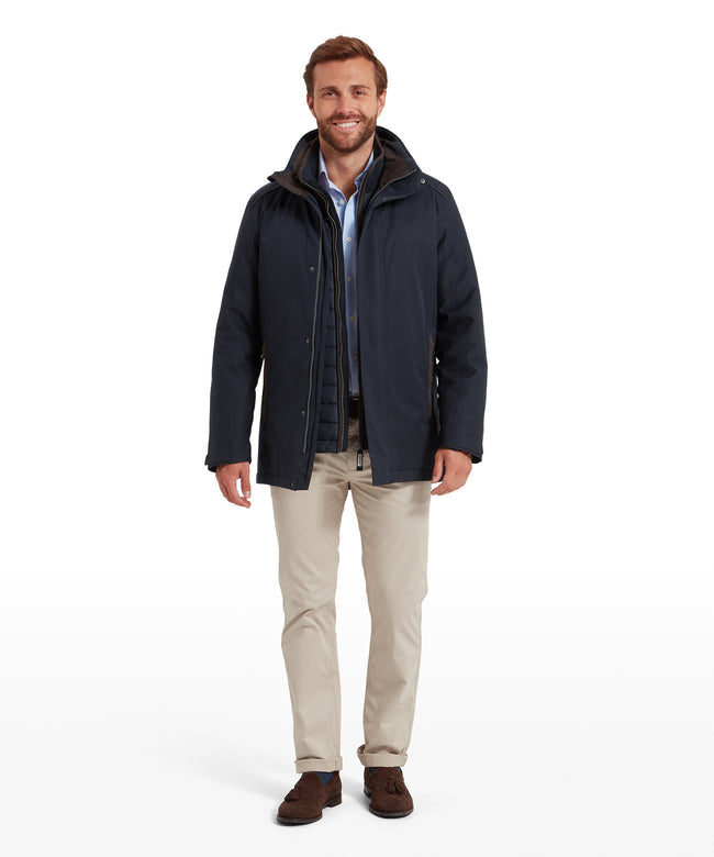 Whitton Waterproof Coat Navy
