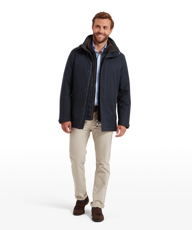 Whitton Waterproof Coat Navy