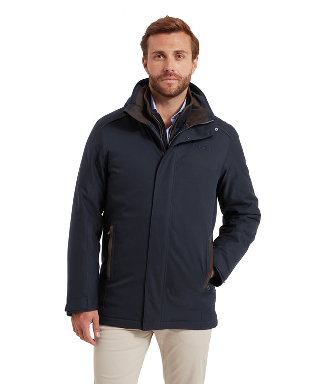 Whitton Waterproof Coat Navy