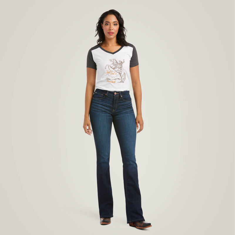 R.E.A.L. High Rise Ballary Boot Cut Jean Pennsylvania