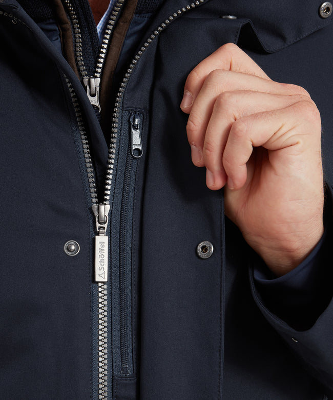 Whitton Waterproof Coat Navy